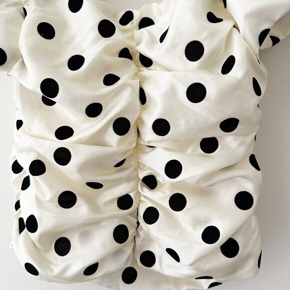 LPA Revolve Polka Dot Puff Sleeves Top - Picture 8 of 8